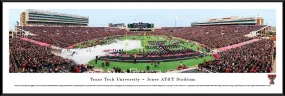 Texas Tech Football - "50 Yard Line" Panorama Framed Print