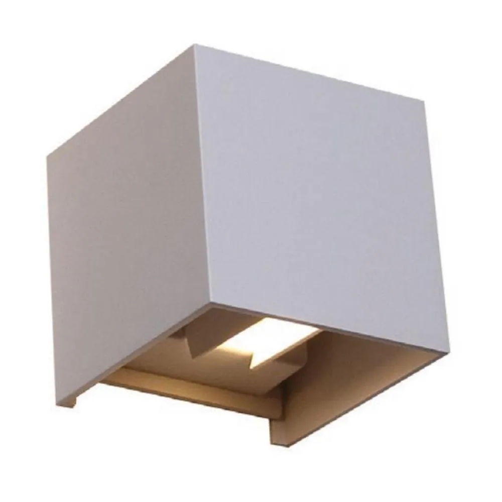 Toca Outdoor LED Up/Down Wall Light S/M in Sand Black or White 6.8W CLA Lighting - TOCA1, TOCA2