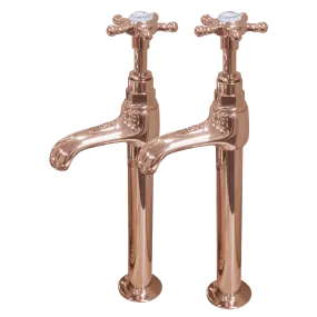 Traditional Brass Pillar Basin Taps