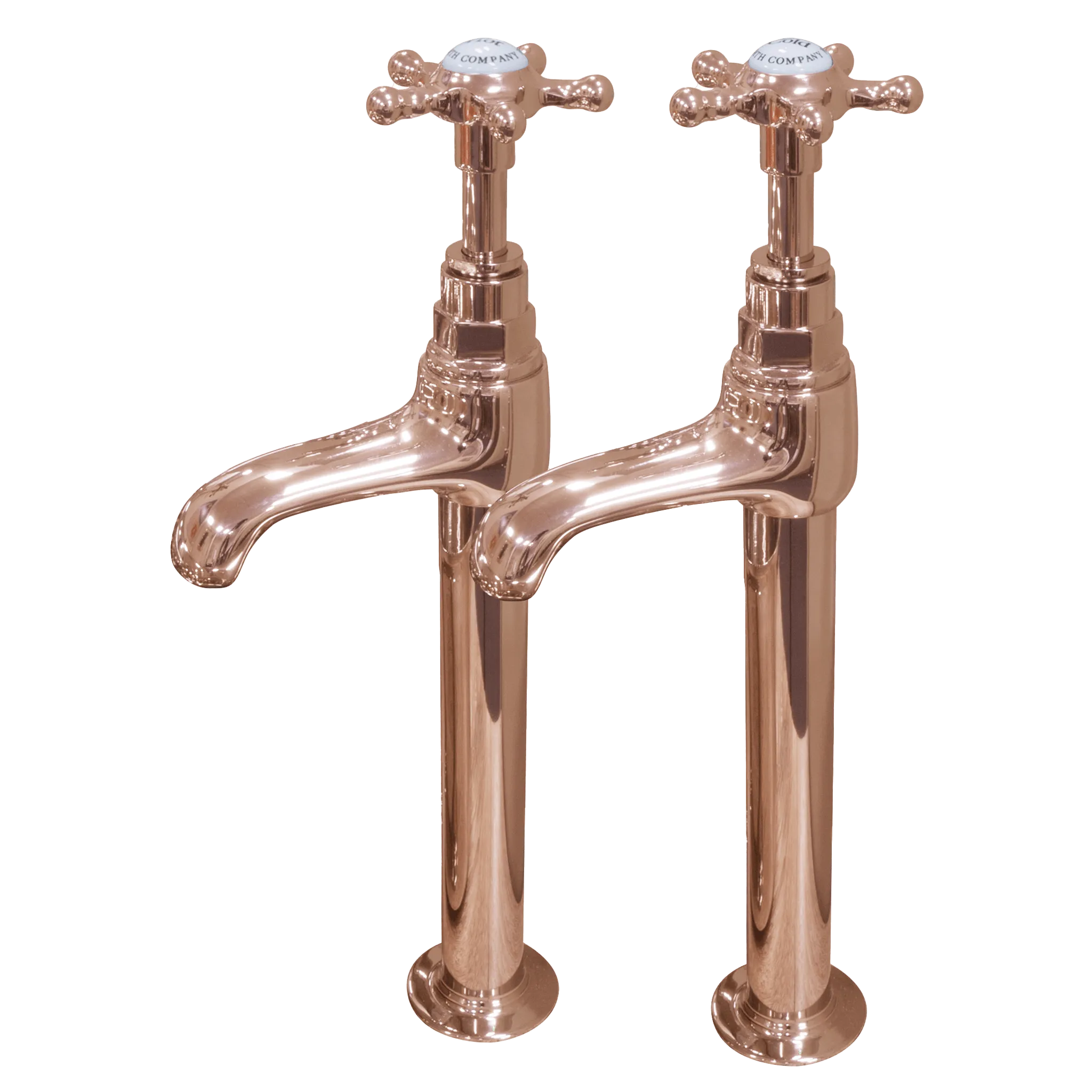 Traditional Brass Pillar Basin Taps