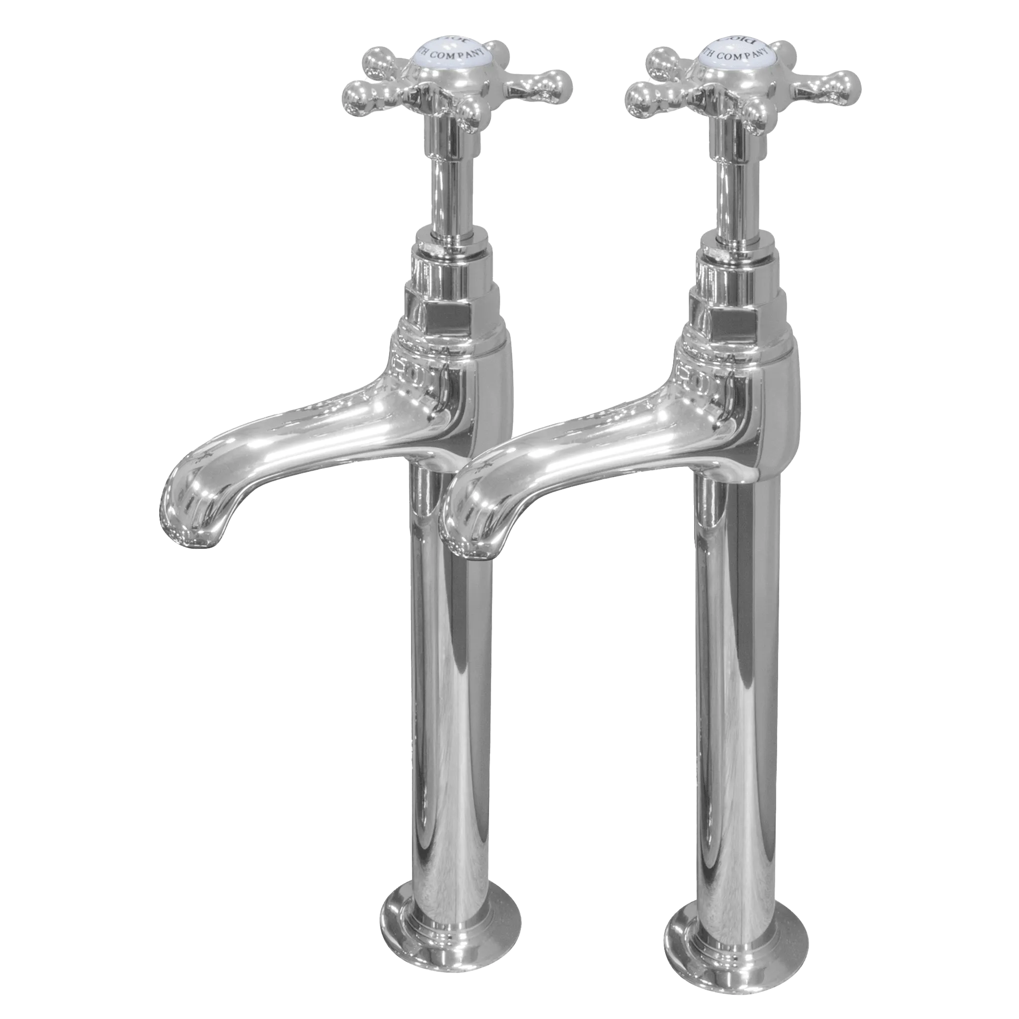 Traditional Brass Pillar Basin Taps