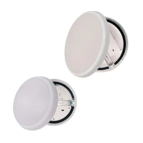 Tri-Colour LED Oyster Light Round Dimmable White in Small or Large Size CLA Lighting - PL-OYSDIM001, PL-OYSDIM002