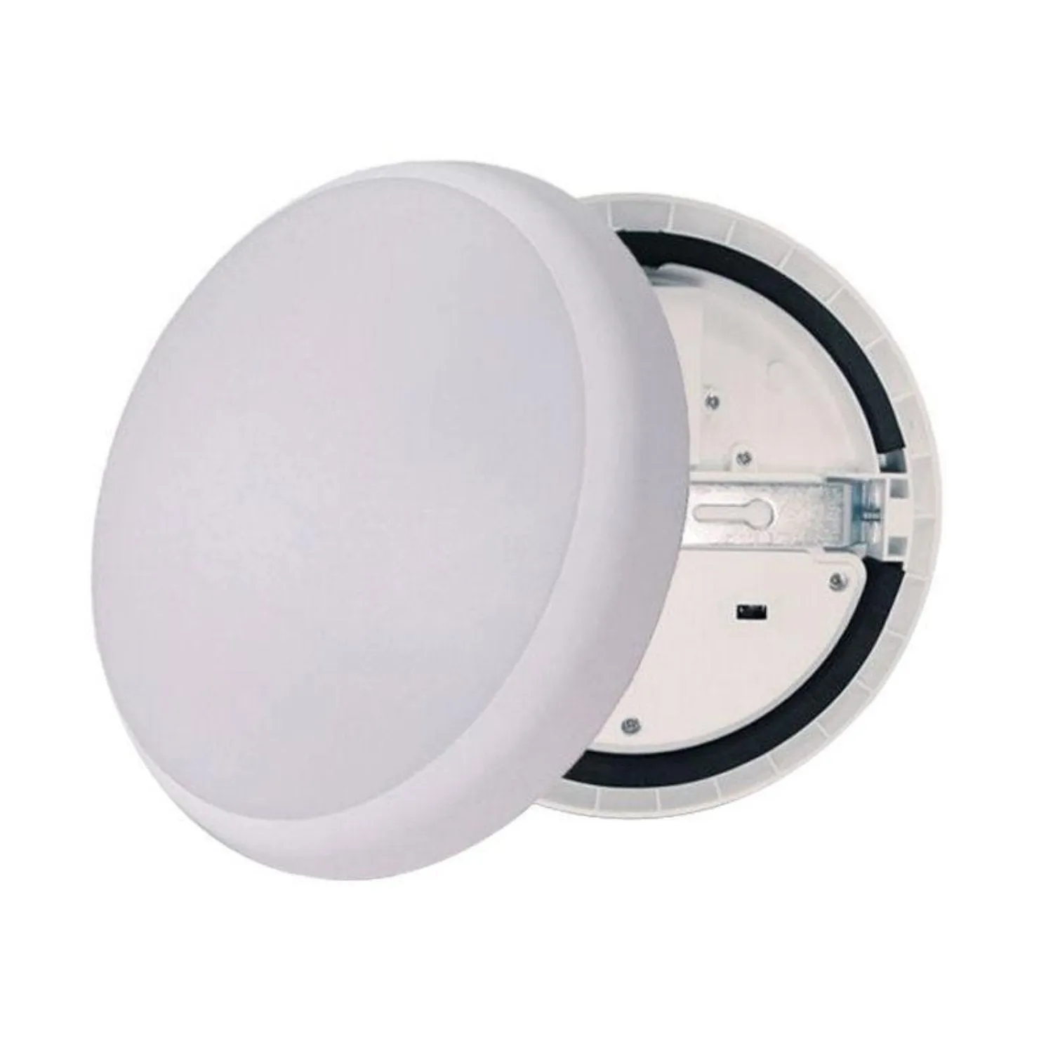 Tri-Colour LED Oyster Light Round Dimmable White in Small or Large Size CLA Lighting - PL-OYSDIM001, PL-OYSDIM002