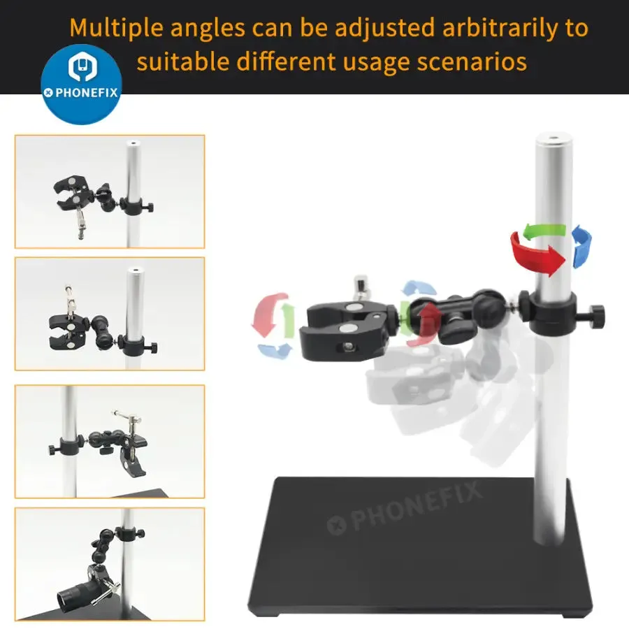 USB Digital Microscope Bracket Stand Holder Lifting Support for Test