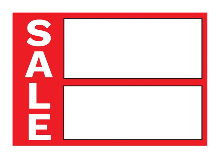 Vinyl Sign Cards