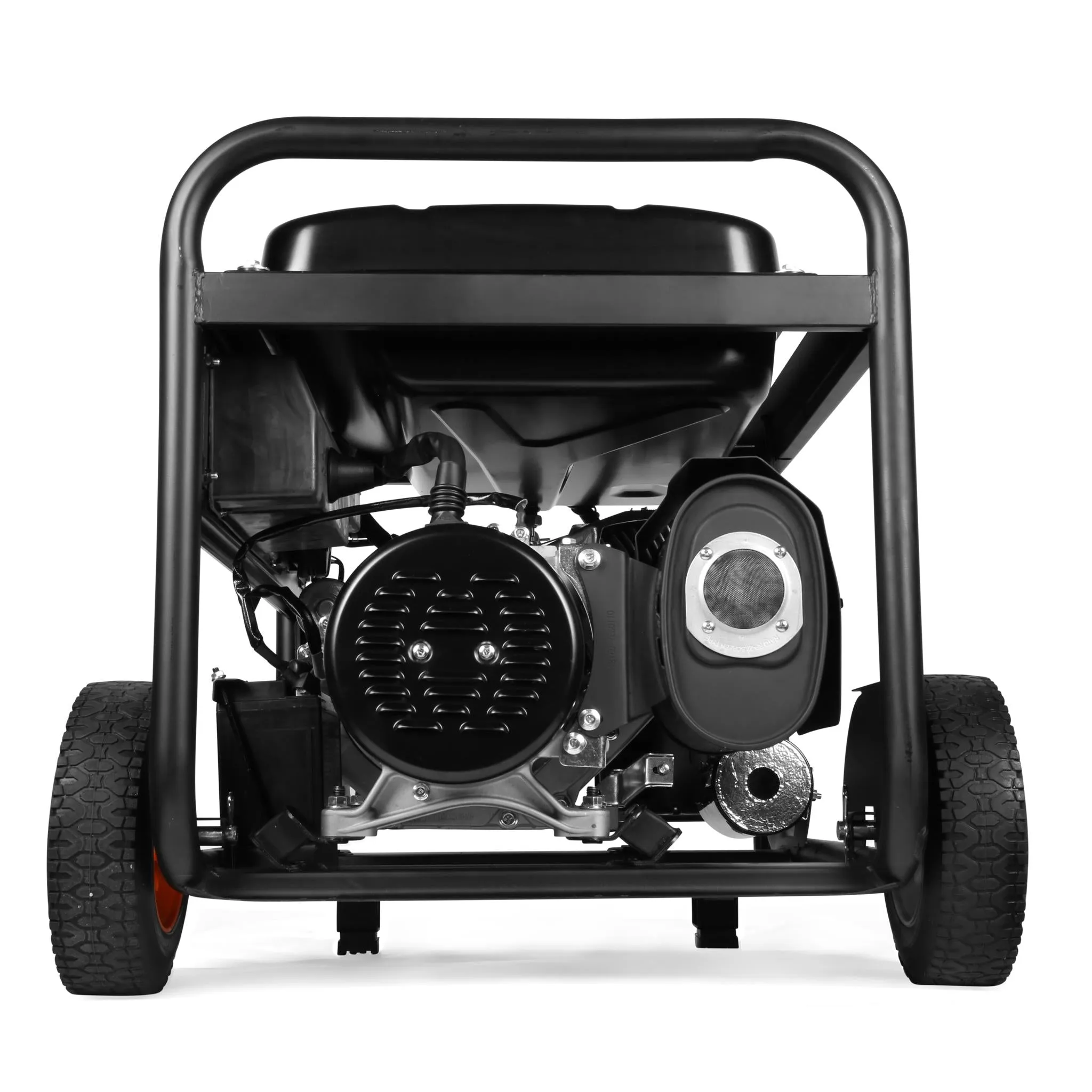 WEN DF1200X 12000-Watt 120-Volt/240-Volt Dual Fuel Transfer-Switch Ready Electric Start Portable Generator with Wheel Kit and CO Shutdown Sensor