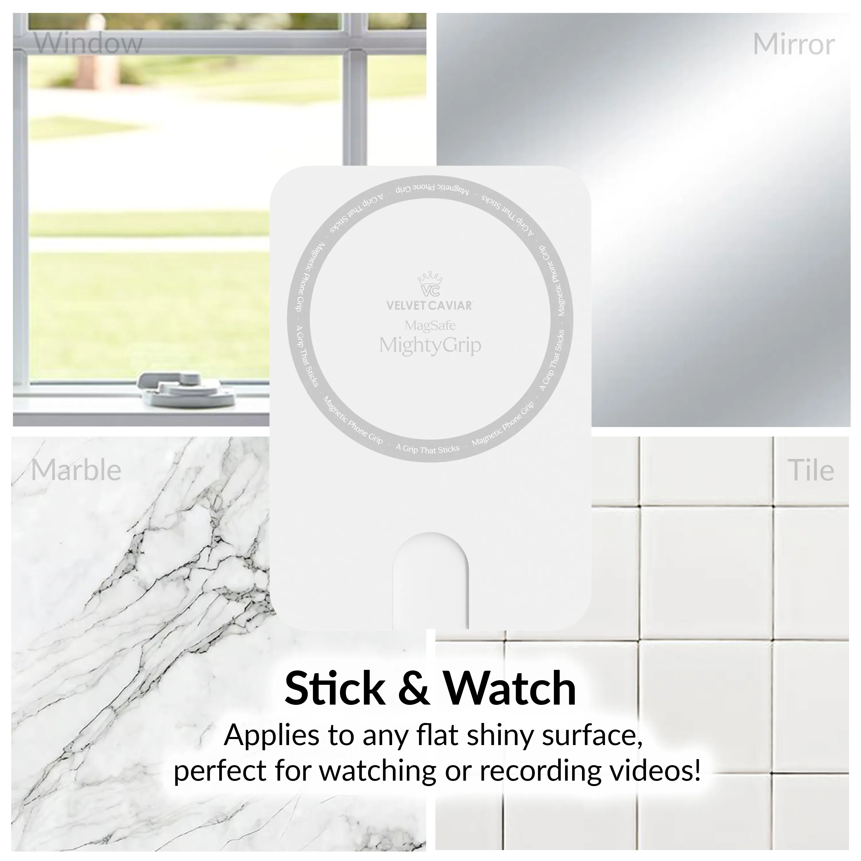 White MightyGrip MagSafe Mount